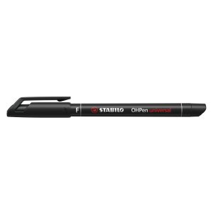 Marcador Stabilo OHpen negro fino